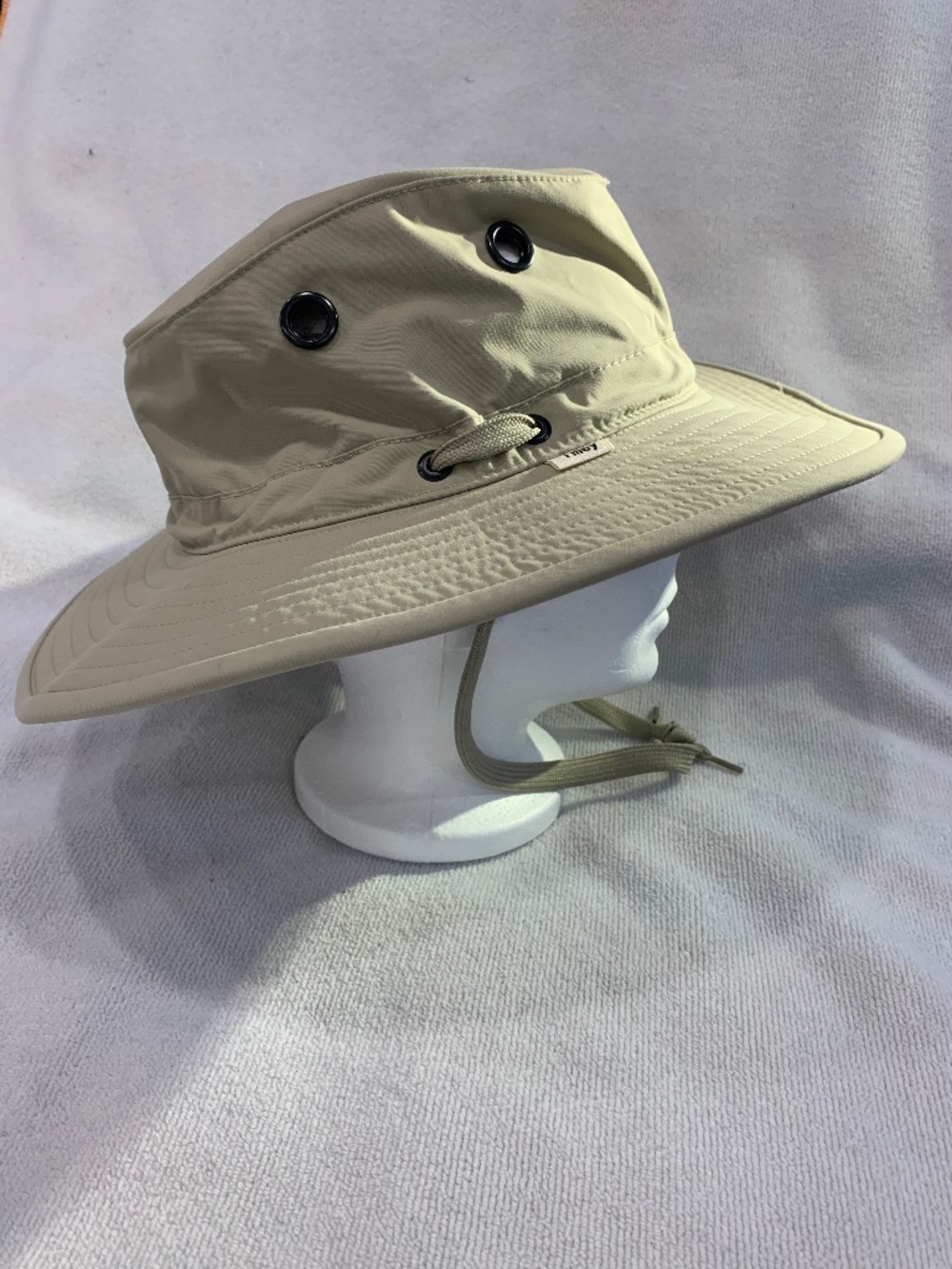 Tilley Outdoor Travel Sun Hat Tan S/M Wide Brim Adventure Unisex Packable Hiking